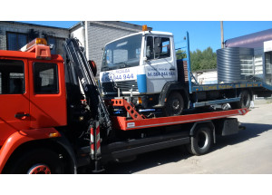 Techninė pagalba kelyje techninės pagalbos sunkvežimiui
