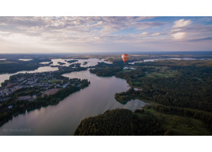 Skrydžiai oro balionu virš Trakų