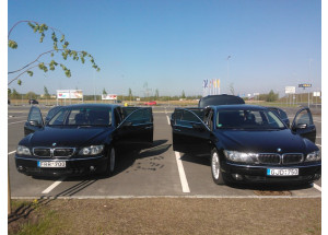 BMW 7 limuzinai VIP paslaugoms ir transfer po Lietuva ir Baltijos šalis,galiu pasiulyti 5 BMW7 kaip kortežą.